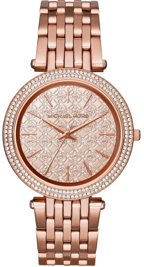 damenuhr gold michael kors|Michael Kors rose gold watch.